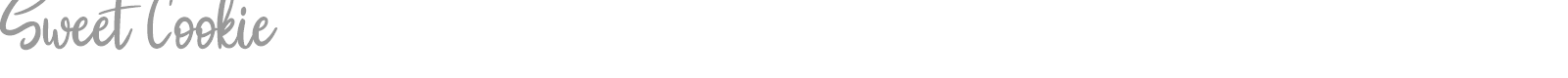 Sweet Cookie font preview